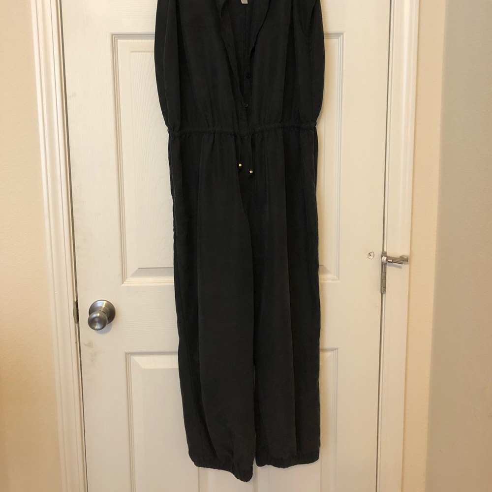 Guess gray suede, jumpsuit